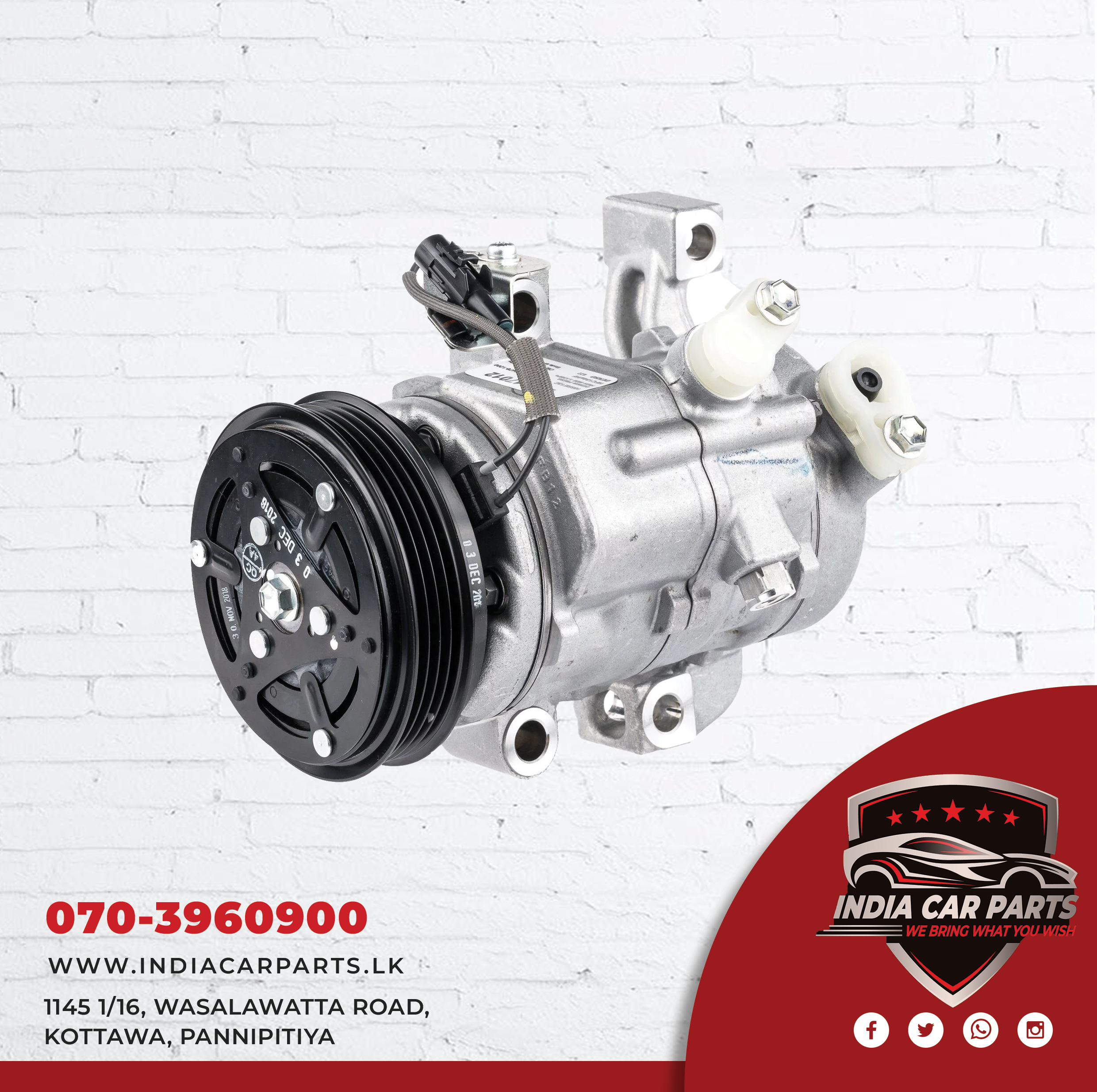 Alto 800 A/C Compressor India Car Parts