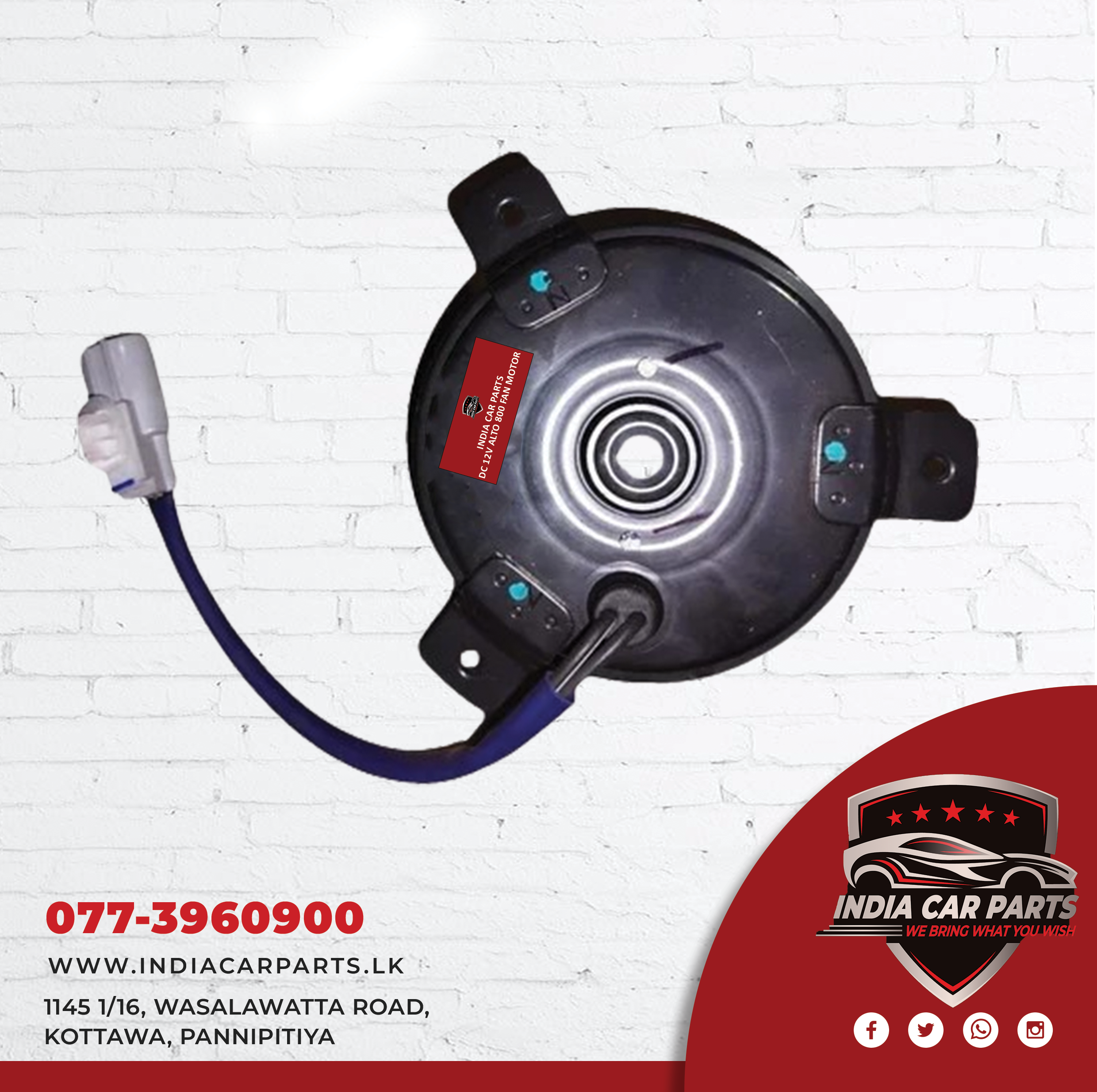 Alto 800 Fan Motor India Car Parts